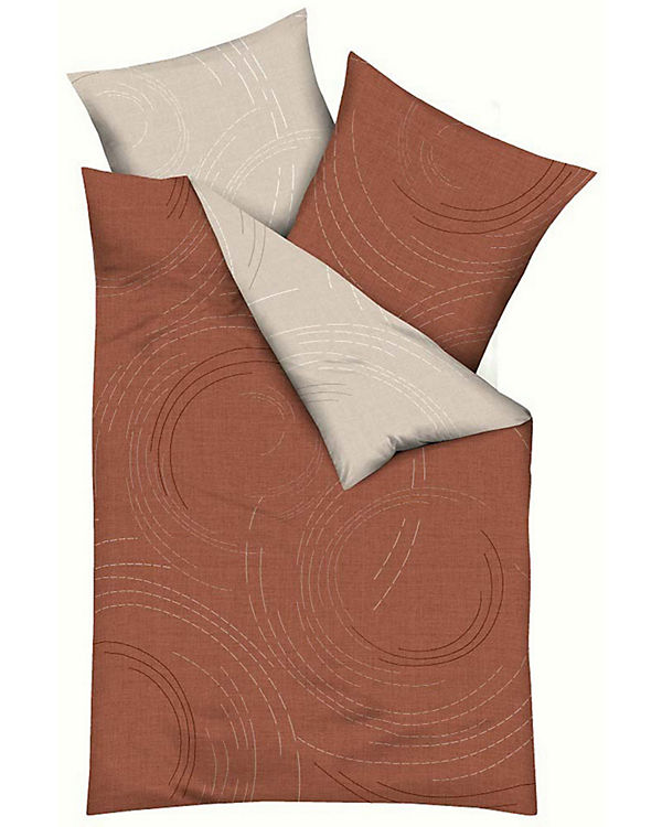 Kaeppel „Wendebettwäsche „“Jaro““ Fein Biber“ terrakotta Gr. 200 x 200 + 2 x 80 x 80 | 04054141109951 Kaeppel „Wendebettwäsche „“Jaro““ Fein Biber“ terrakotta Gr. 200 x 200 + 2 x 80 x 80 | 04054141109951