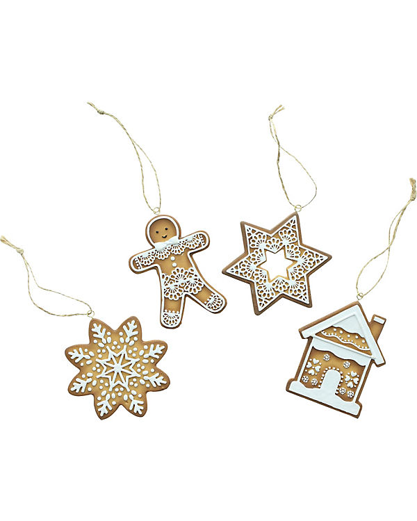 „Deko-Hänger „“Lebkuchen““ 4er-Set“ farblos | 04007299008928 „Deko-Hänger „“Lebkuchen““ 4er-Set“ farblos | 04007299008928
