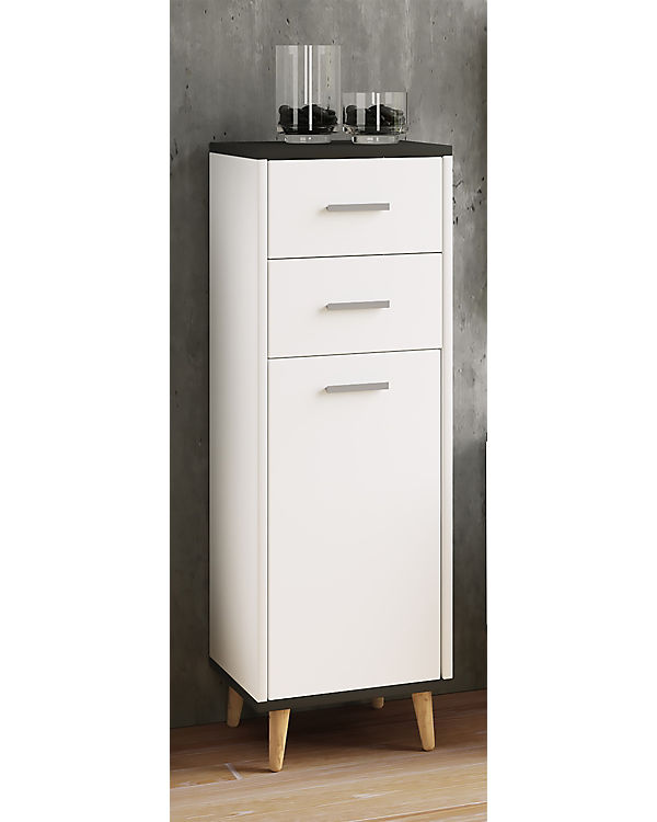 VCM Holz Highboard schmal Kommode Drehtüren Schublade Lindas weiß | 04051814417689 VCM Holz Highboard schmal Kommode Drehtüren Schublade Lindas weiß | 04051814417689