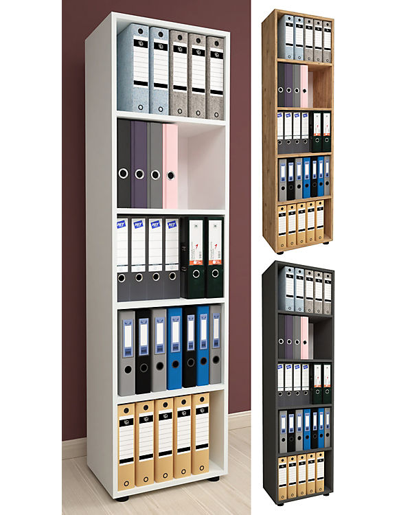 VCM Holz Büro Stand Regal Bücher Ordner Aktenregal Ordnerregal Bücherregal Ulas 5f weiß | 04051814420573 VCM Holz Büro Stand Regal Bücher Ordner Aktenregal Ordnerregal Bücherregal Ulas 5f weiß | 04051814420573