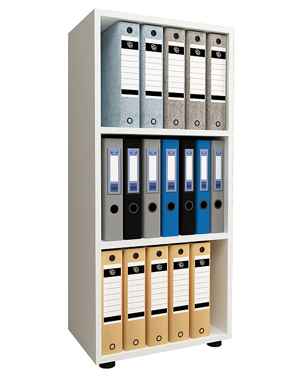 VCM Holz Büro Stand Regal Bücher Ordner Aktenregal Ordnerregal Bücherregal Ulas 3f weiß | 04051814420535 VCM Holz Büro Stand Regal Bücher Ordner Aktenregal Ordnerregal Bücherregal Ulas 3f weiß | 04051814420535