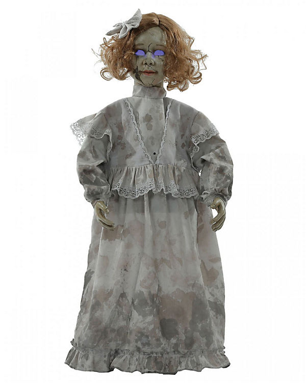Viktorianische Geisterpuppe als Halloween Figur im Porzelan Look Partydeko grau | 04251335843862 Viktorianische Geisterpuppe als Halloween Figur im Porzelan Look Partydeko grau | 04251335843862