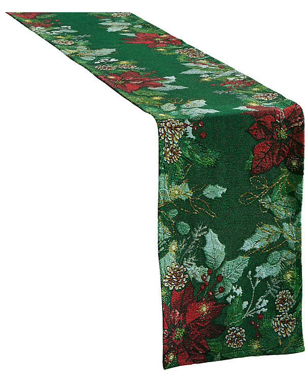 Sander Tischband Gobelin Crimson grün | 04001824002122 Sander Tischband Gobelin Crimson grün | 04001824002122