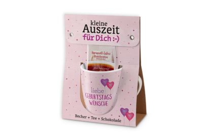 „Kleine Auszeit Geburtstagsset „“Liebe Wünsche zum Geburtstag“““ bunt | 04027268285662