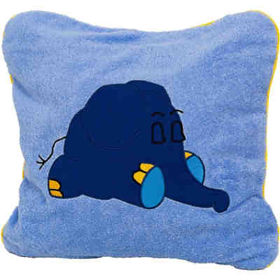 Kissenbezug Die Sendung mit dem blauen Elefanten blau 40 x 40 cm Kissenhüllen