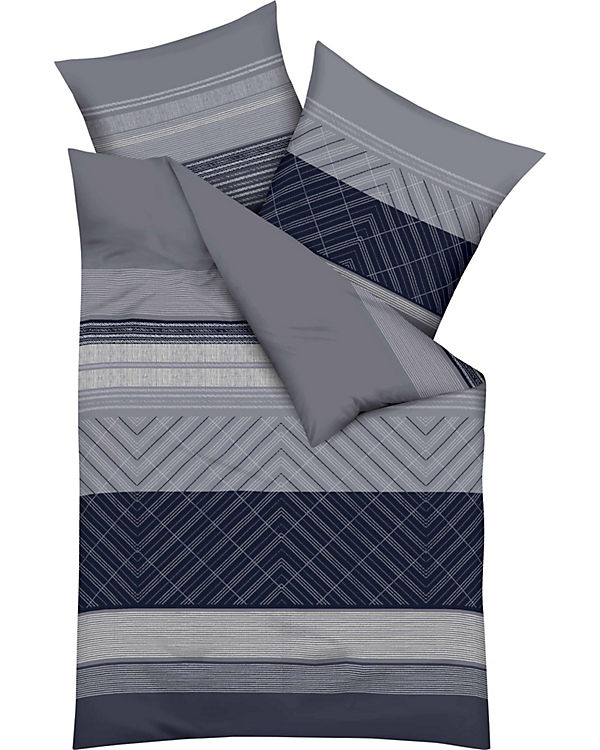 Kaeppel „Bettwäsche „“Refined““ Mako-Satin“ blau Gr. 155 x 220 + 80 x 80 | 04054141117529 Kaeppel „Bettwäsche „“Refined““ Mako-Satin“ blau Gr. 155 x 220 + 80 x 80 | 04054141117529