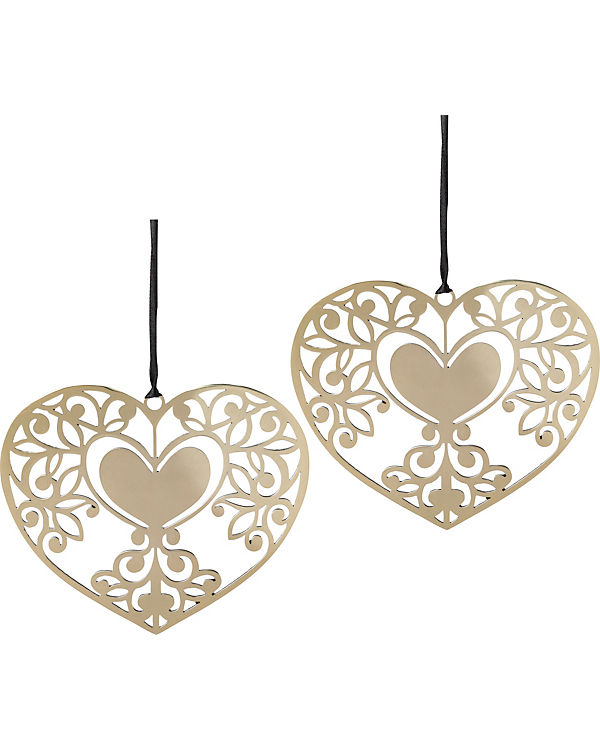 „Deko-Hänger „“Herz““ 2er-Pack“ beige | 04064118902300 „Deko-Hänger „“Herz““ 2er-Pack“ beige | 04064118902300