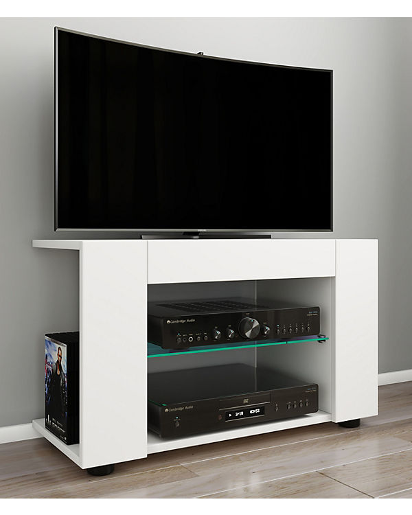 VCM Holz TV Lowboard Fernsehschrank Konsole Fernsehtisch Fernseh Glas Plexalo L weiß | 04051814426124 VCM Holz TV Lowboard Fernsehschrank Konsole Fernsehtisch Fernseh Glas Plexalo L weiß | 04051814426124