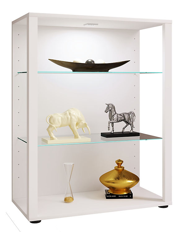 VCM Holz Glas Vitrine Sammelvitrine Glasvitrine Schaukasten Standvitrine Glasol L weiß | 04051814424151 VCM Holz Glas Vitrine Sammelvitrine Glasvitrine Schaukasten Standvitrine Glasol L weiß | 04051814424151