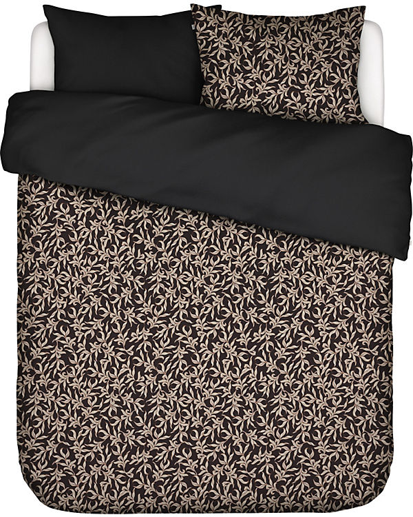 ESSENZA „Wendebettwäsche „“Juliette““ Satin“ braun/schwarz Gr. 135 x 200 + 80 x 80 | 08715944806060 ESSENZA „Wendebettwäsche „“Juliette““ Satin“ braun/schwarz Gr. 135 x 200 + 80 x 80 | 08715944806060