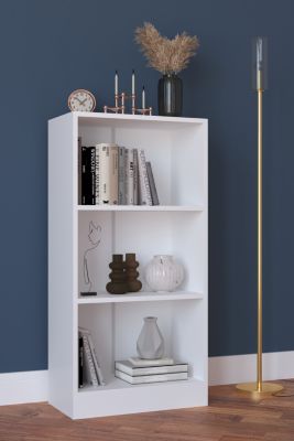 VCM Holz Aufbewahrung Stand Regal Bücherregal Deko Bücher Standregal Dilos M 3-fach weiß | 04051814420689