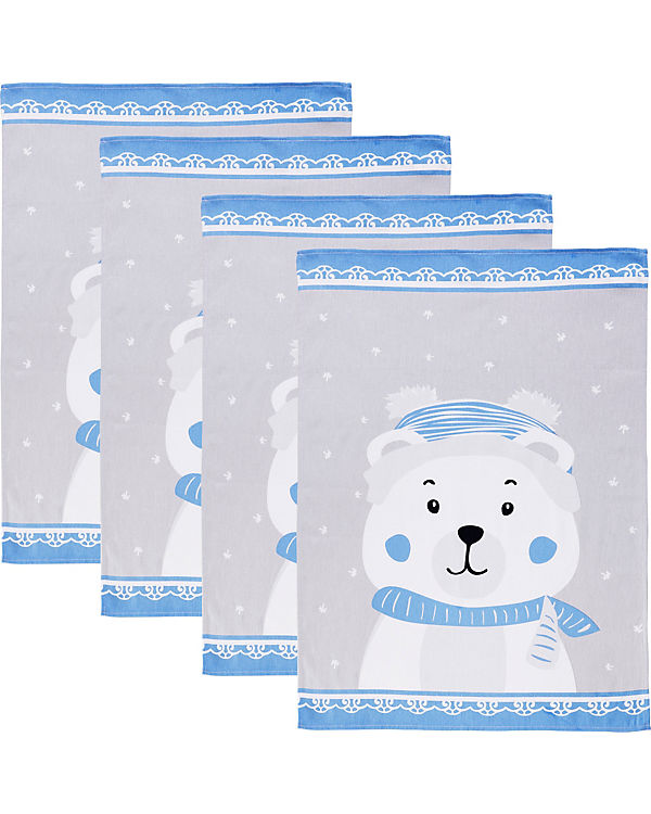 Erwin Müller „Geschirrtuch „“Eisbär““ 4er-Pack Baumwolle“ weiß | 04062671242529 Erwin Müller „Geschirrtuch „“Eisbär““ 4er-Pack Baumwolle“ weiß | 04062671242529