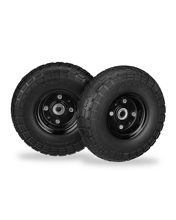 relaxdays 2 x Sackkarrenrad PU schwarz | 04052025455910 relaxdays 2 x Sackkarrenrad PU schwarz | 04052025455910