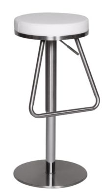 FineBuy Barhocker 36 x 36 cm Sitzfläche weiß | 04250950212909