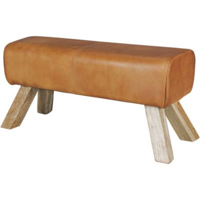 FineBuy Sitzbank 90cm breit braun | 04250950266940