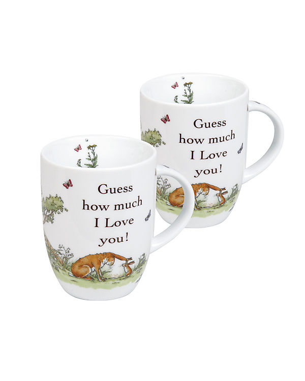 Könitz Guess how much…-I love you -2er Becher Set braun | 04028145075796 Könitz Guess how much…-I love you -2er Becher Set braun | 04028145075796