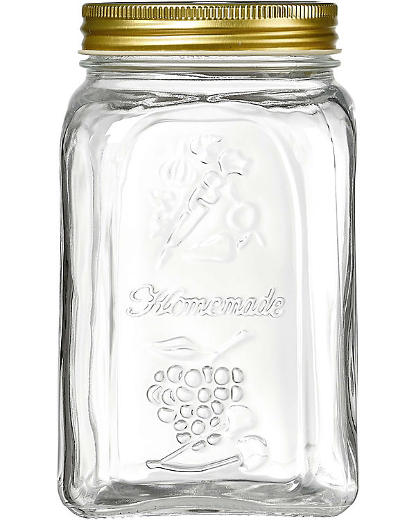 Ritzenhoff & Breker Vorratsdose Homemade 1 Liter eckig transparent | 08693357303690 Ritzenhoff & Breker Vorratsdose Homemade 1 Liter eckig transparent | 08693357303690