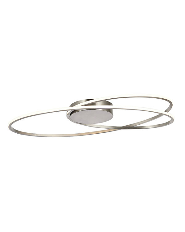Näve Leuchten „LED Deckenleuchte b: 60cm „“Loop Line“““ silber | 04003222869406 Näve Leuchten „LED Deckenleuchte b: 60cm „“Loop Line“““ silber | 04003222869406