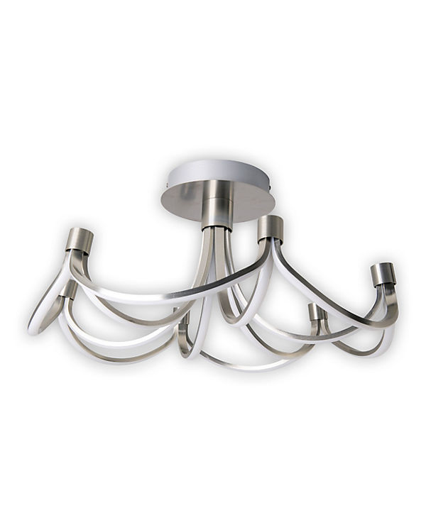 Näve Leuchten „LED Deckenleuchte „“Festos““ d: 60cm nickelmatt“ silber | 04003222883341 Näve Leuchten „LED Deckenleuchte „“Festos““ d: 60cm nickelmatt“ silber | 04003222883341