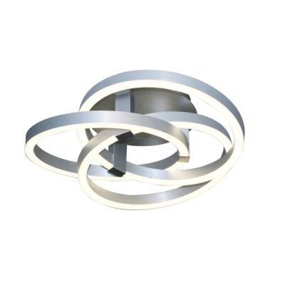 Näve Leuchten „Smart Home LED Deckenleuchte „“Divora““ d: 70cm“ silber matt | 04003222881866