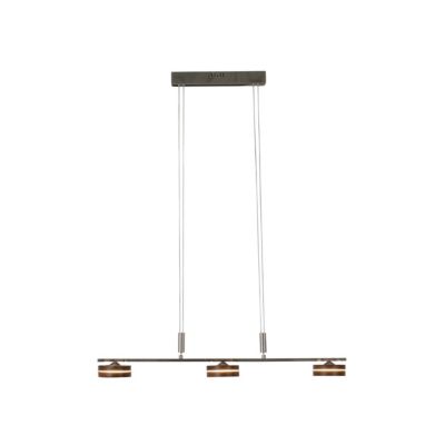 Näve Leuchten „LED 3er-Pendelleuchte „“Triberg“““ braun | 04003222862230