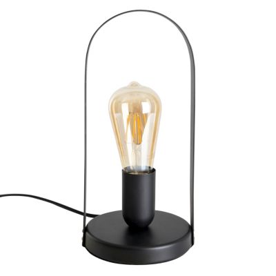 Näve Leuchten „Metall-Tischleuchte „“Faro““ h: 28,5cm schwarz“ | 04003222880272