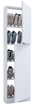 VCM Holz Schuhschrank Schuhkommode Schuhregal Schuhständer Fulisa XL weiß | 04051814426193