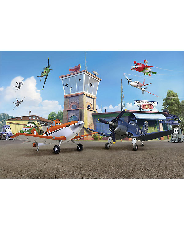 KOMAR Papier Fototapete – Planes Terminal – Größe 368 x 254 cm mehrfarbig | 04036834084691 KOMAR Papier Fototapete – Planes Terminal – Größe 368 x 254 cm mehrfarbig | 04036834084691