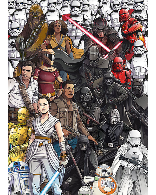 KOMAR Vlies Fototapete – Star Wars Retro Cartoon – Größe 200 x 280 cm mehrfarbig | 04055065510359 KOMAR Vlies Fototapete – Star Wars Retro Cartoon – Größe 200 x 280 cm mehrfarbig | 04055065510359