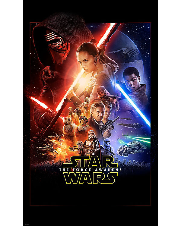 KOMAR Vlies Fototapete – Star Wars EP7 Official Movie Poster – Größe 120 x 200 cm mehrfarbig | 04036834790462 KOMAR Vlies Fototapete – Star Wars EP7 Official Movie Poster – Größe 120 x 200 cm mehrfarbig | 04036834790462