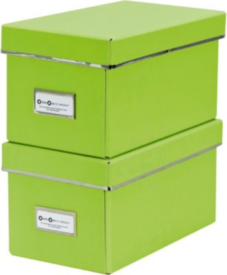CD Aufbewahrungsboxen Elsa, grün, 2tlg., grün, STORE IT! | yomonda