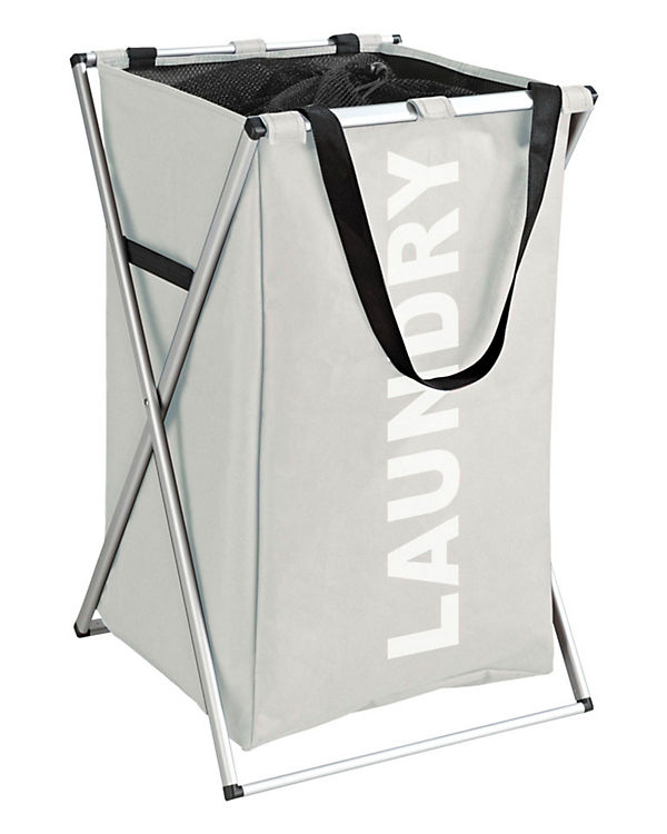 WENKO Wäschesammler Uno Beige, Wäschekorb, 52 l schwarz | 04008838344545 WENKO Wäschesammler Uno Beige, Wäschekorb, 52 l schwarz | 04008838344545