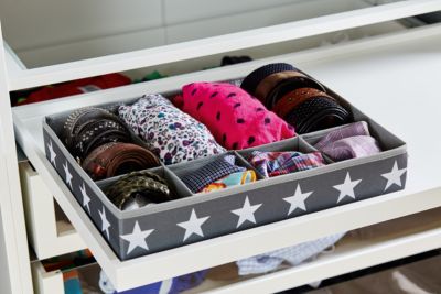 Wäschesortierer mit 7 Fächern 45 x 35 cm, weiß, STORE IT! | yomonda