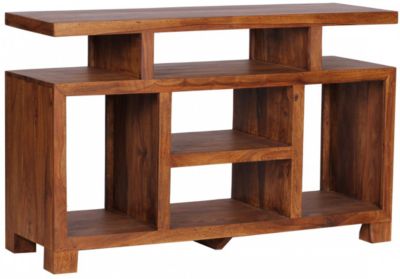 Sheesham Sideboard & TV Schrank "Orient" Massivholz 120x40 cm, braun