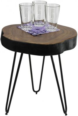 Massivholz Beistelltisch BAGLI 35 x 35 cm 2