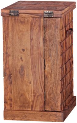 Hausbar SIRA Massivholz Weinbar ausklappbar Vitrine Landhaus Barschrank