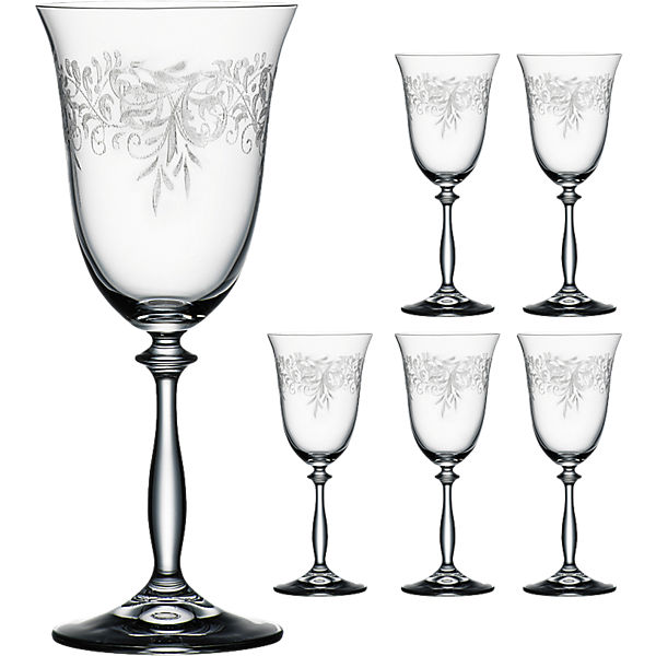 6er-Set  Rotweinglas "Romance" 350ml
