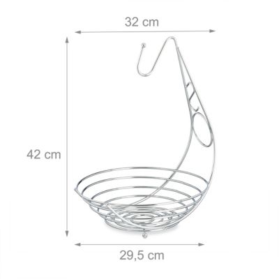 Obstschale mit Bananenhalter 2