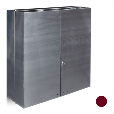 Medikamentenschrank Edelstahl XXL, silber, relaxdays | yomonda