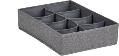 Wäschesortierer mit 8 Fächern 30x30 cm, grau, STORE IT! | yomonda