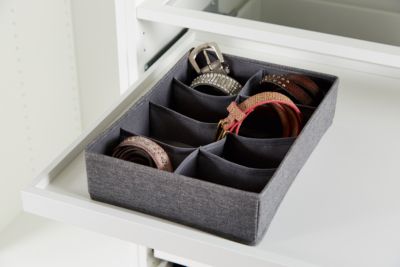 Wäschesortierer mit 8 Fächern 30x30 cm, grau, STORE IT! | yomonda