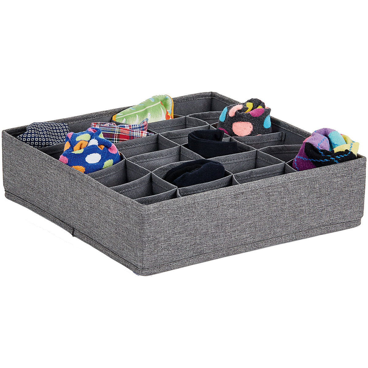 Wäschesortierer mit 24 Fächern 33x24 cm, grau, STORE IT! | yomonda
