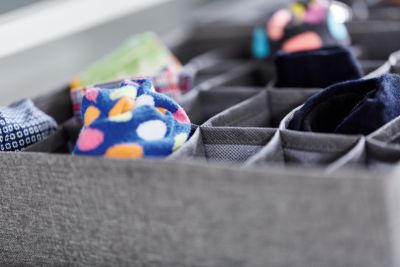 Wäschesortierer mit 24 Fächern 33x24 cm, grau, STORE IT! | yomonda