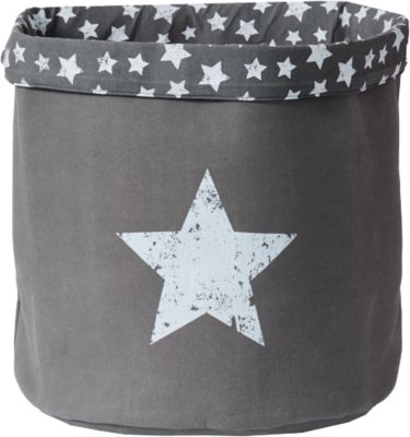 Runder Aufbewahrungskorb H40 cm, grau, STORE IT! | yomonda