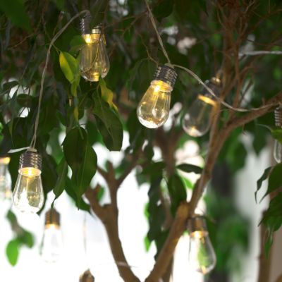 Lichterkette "Glühbirnen", warmweiß, 10 LED-Birnen, 2,5m