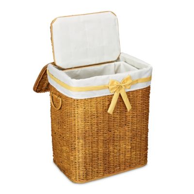 Wäschekorb 2er Set, braun, relaxdays | yomonda