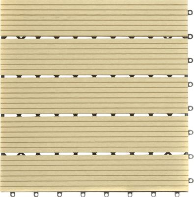 Fliesen 6er Set Terrassenfliesen, grau, Gartenfreude | yomonda