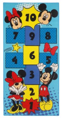 Kinderteppich Minnie Und Mickey Mouse 80 X 160 Cm Mehrfarbig