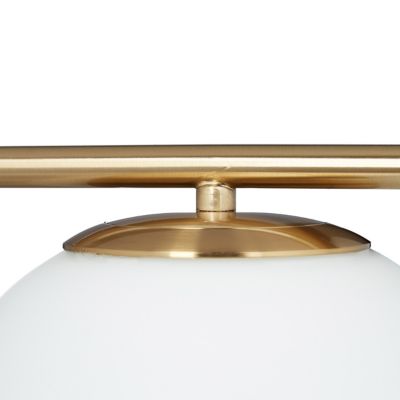 2x Wandleuchte Wandlampe Messing matt für Innen Retro Metall Design