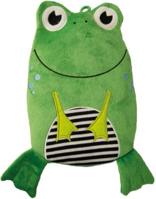 Öko Wärmflasche "Frosch", grün, HUGO FROSCH yomonda